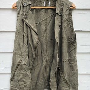 Olive Green Utility Vest